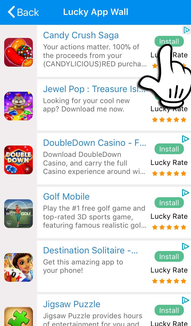 Lottery-Lucky-App-Wall